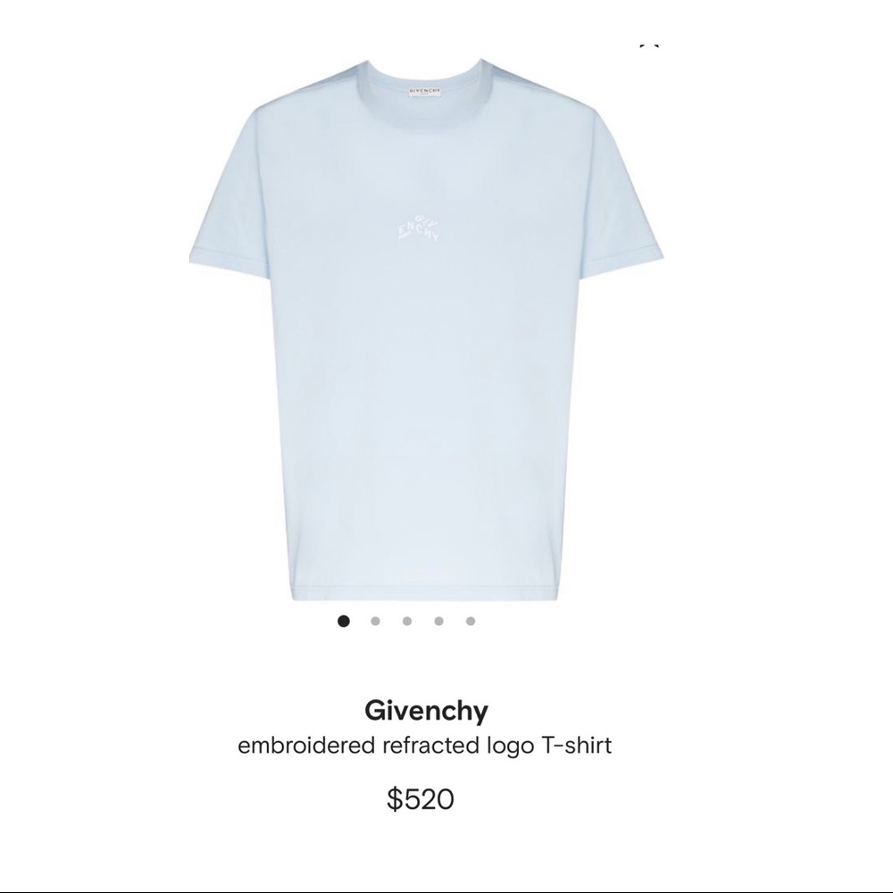 Givenchy embroidered refracted logo t-shirt